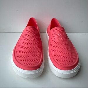 Crocs Shoes Size  5 Citilane Roka Slip-On Sneakers Pink Comfort Perforated Low